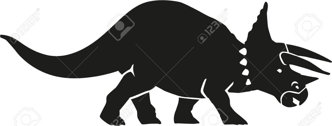 詳細とトリケラトプス のイラスト素材 ベクタ Image