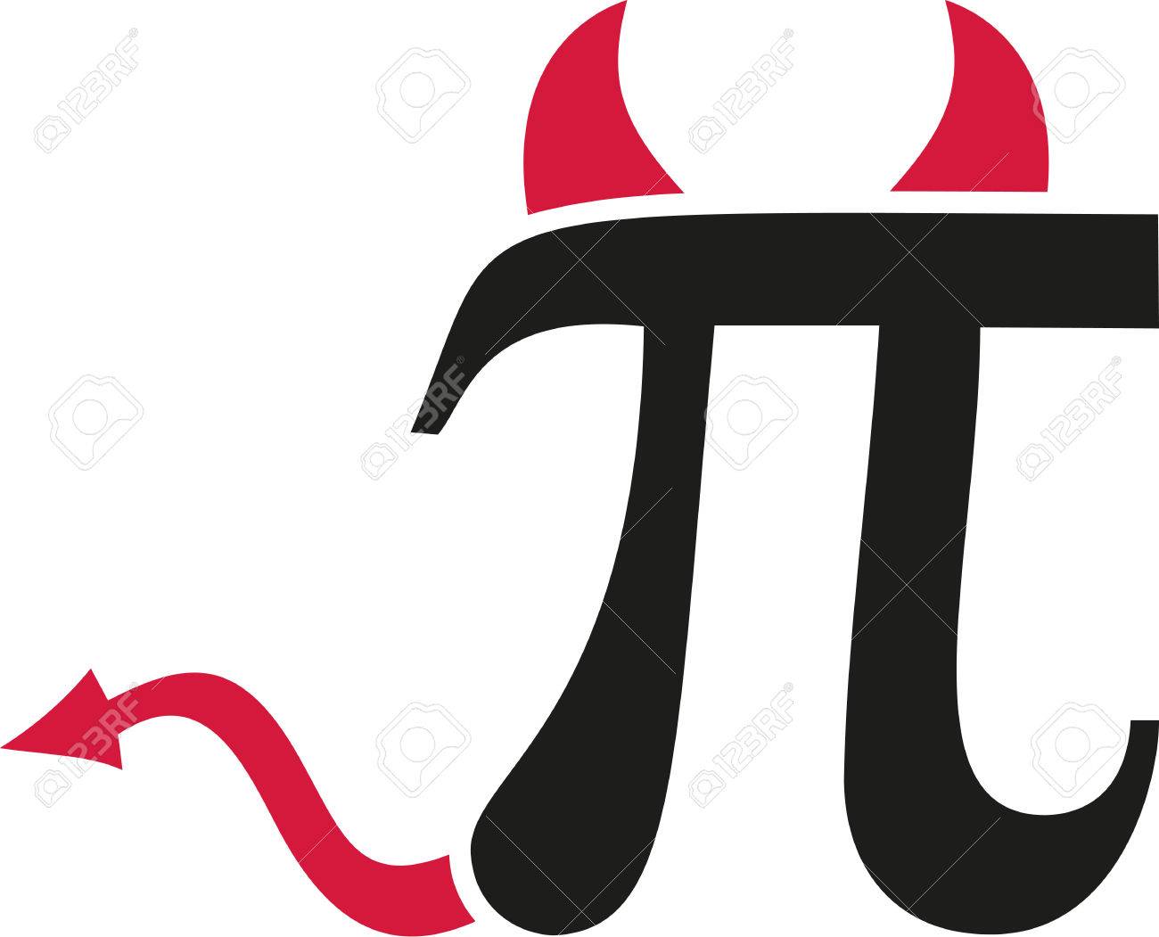 악마 뿔이있는 파이 기호 로열티 무료 사진, 그림, 이미지 그리고 스톡포토그래피. Image 50790966