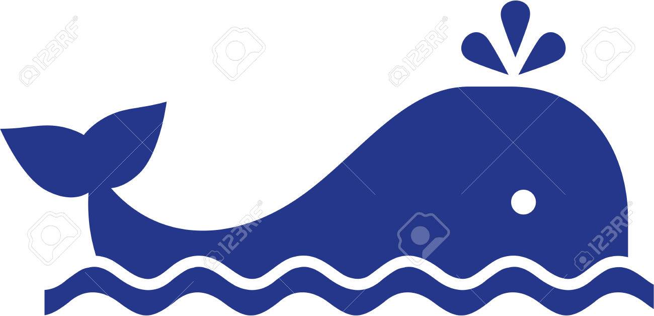 クジラのピクトグラムのイラスト素材 ベクタ Image