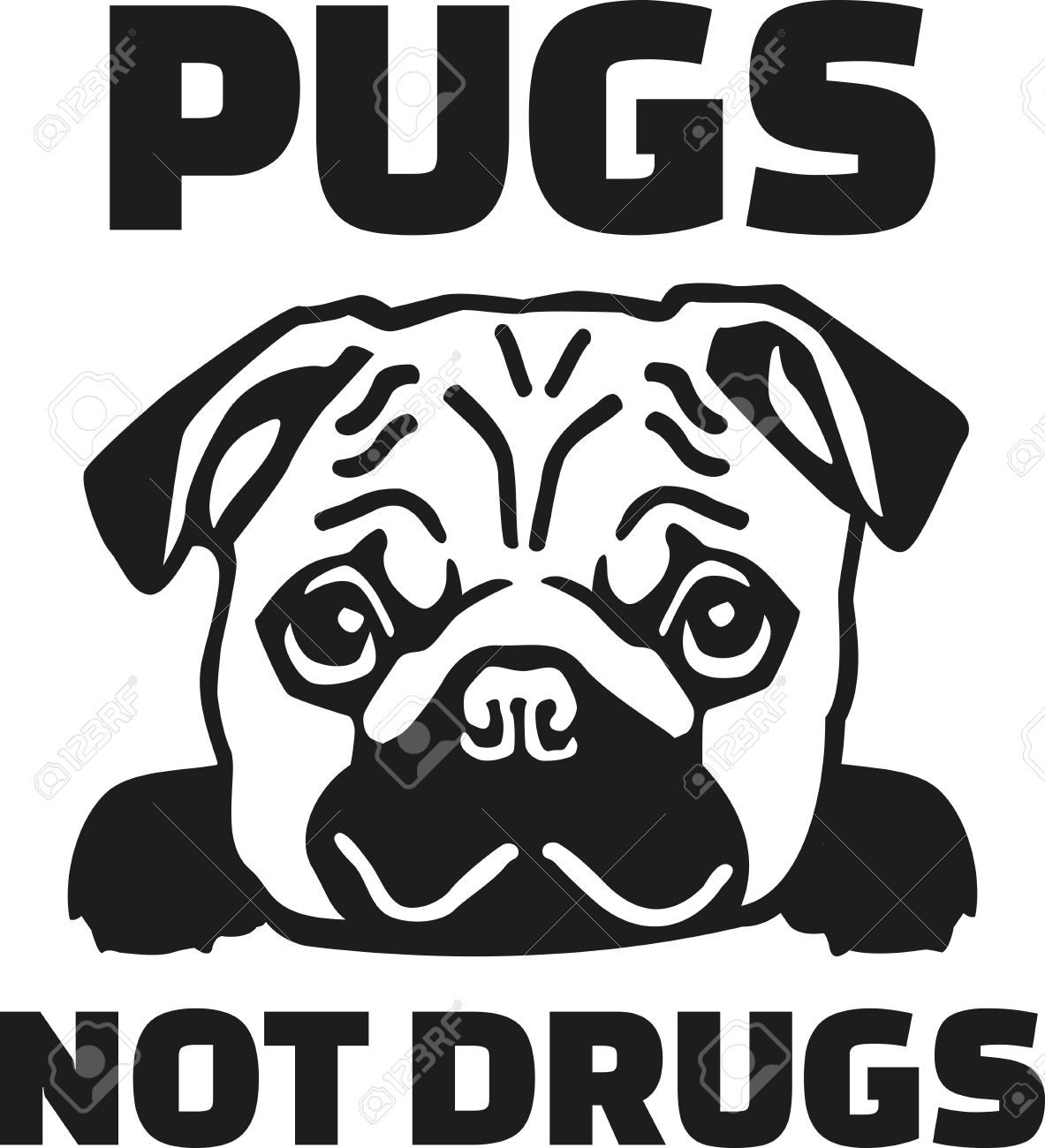 funny pug saying pugs