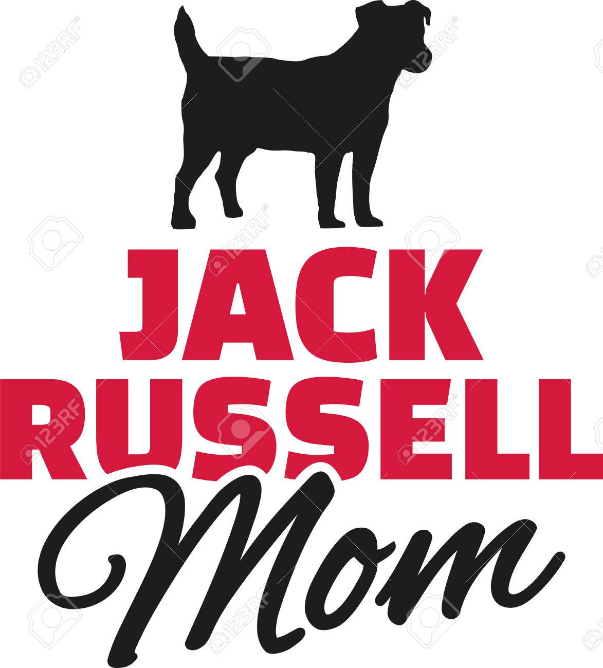 犬シルエットとジャック ラッセルのママのイラスト素材 ベクタ Image 犬シルエットとジャック ラッセルのママのイラスト素材 ベクタ Image