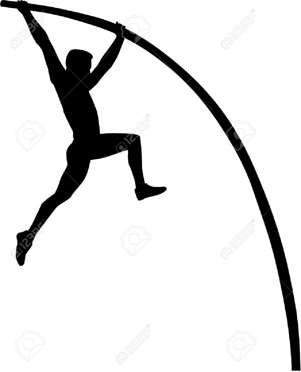 Pole Vault Silhouette Royalty Free SVG, Cliparts, Vectors, And Stock  Illustration. Image 52019221.