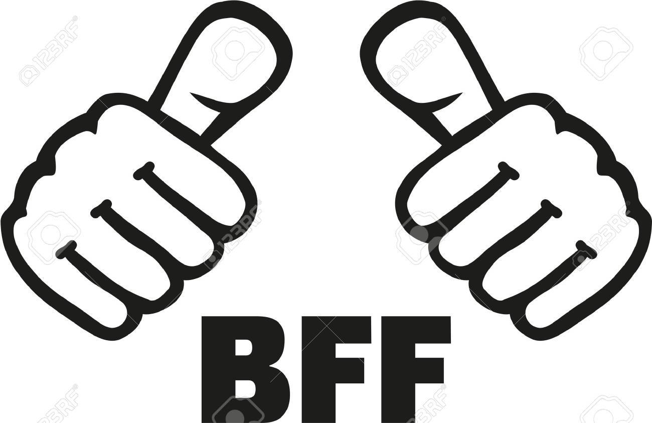 Best friend forever with thumbs - 56619924 Best friend forever with thumbs - 56619924
