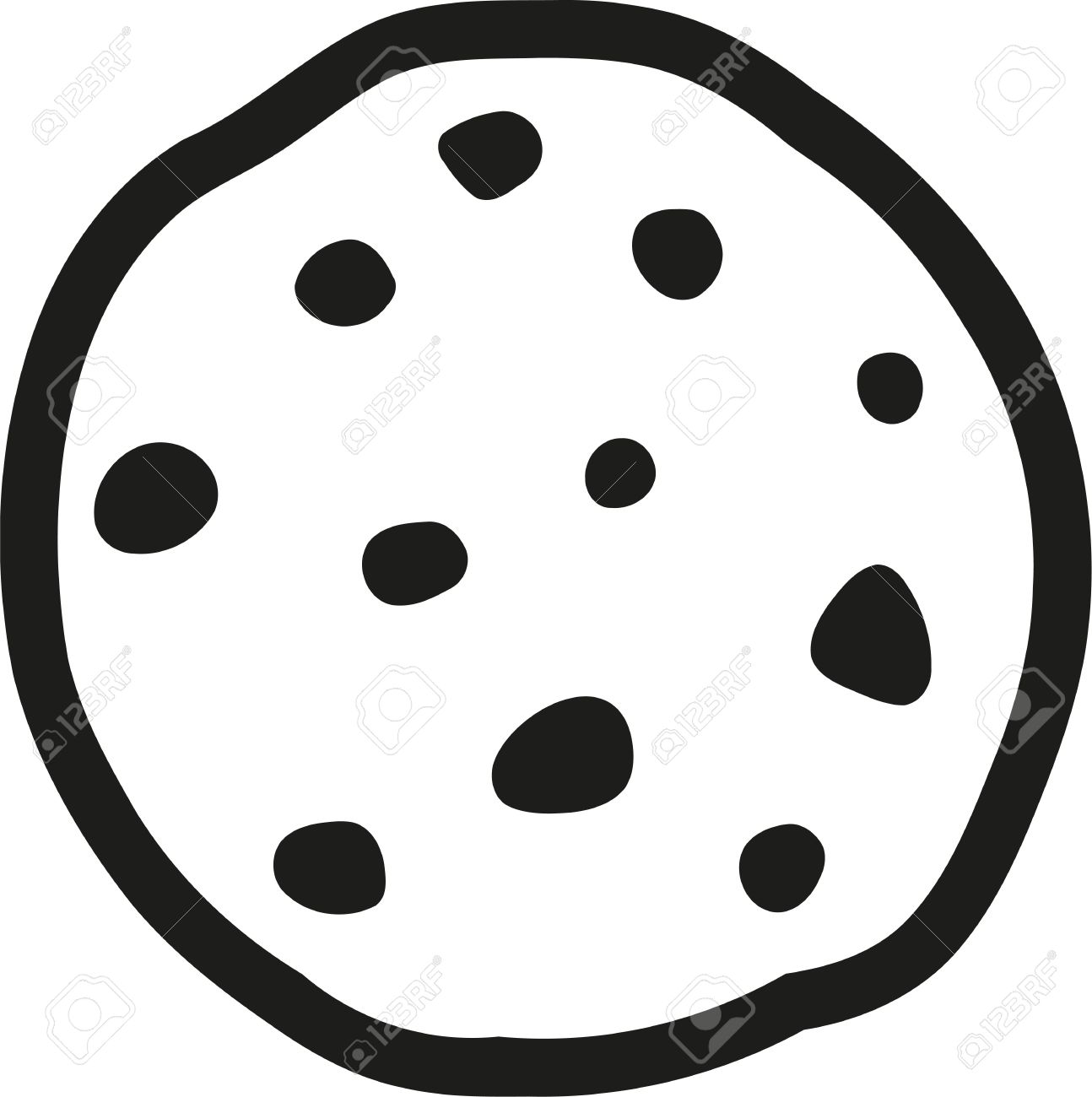 チョコレート チップ クッキーの概要 のイラスト素材 ベクタ Image