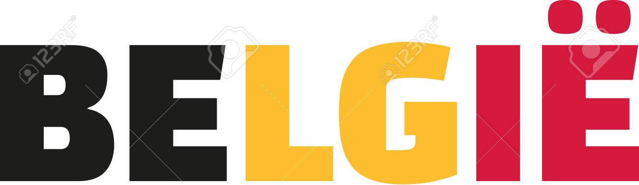 belgian flag word belgie royalty free cliparts vectors and stock flag word