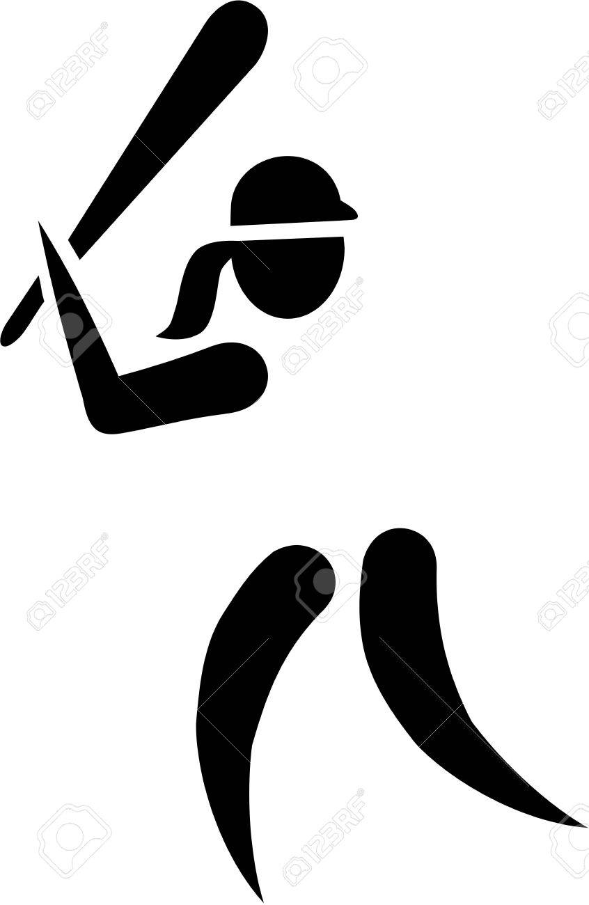 ソフトボール アイコンのイラスト素材 ベクタ Image