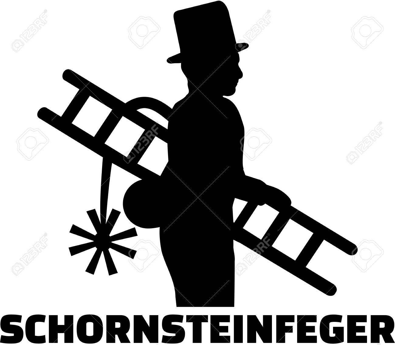 chimney sweeper with german job title chimney sweeper
