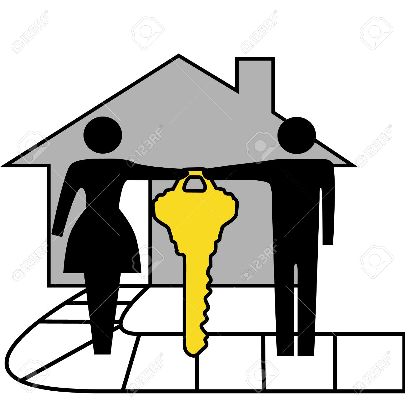 Gold House Key Gold House Key