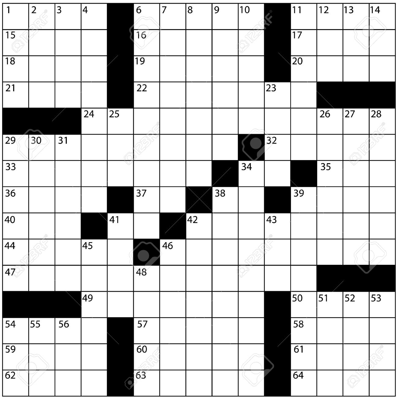 91 blank crossword puzzle 20 words a blank newspaper style blank crossword puzzle grids printable