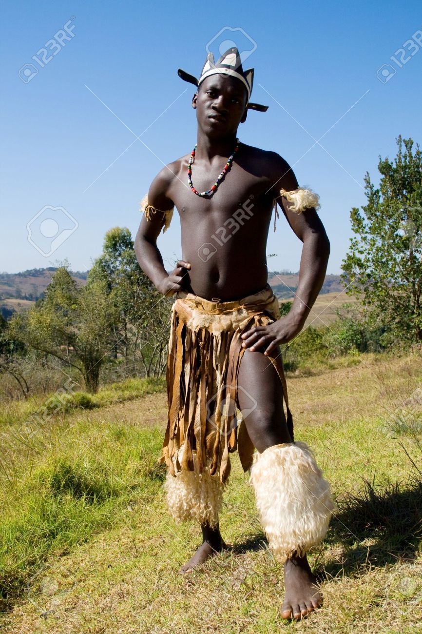 zulu アフリカのズールー族の男の写真素材・画像素材 Image 3957859