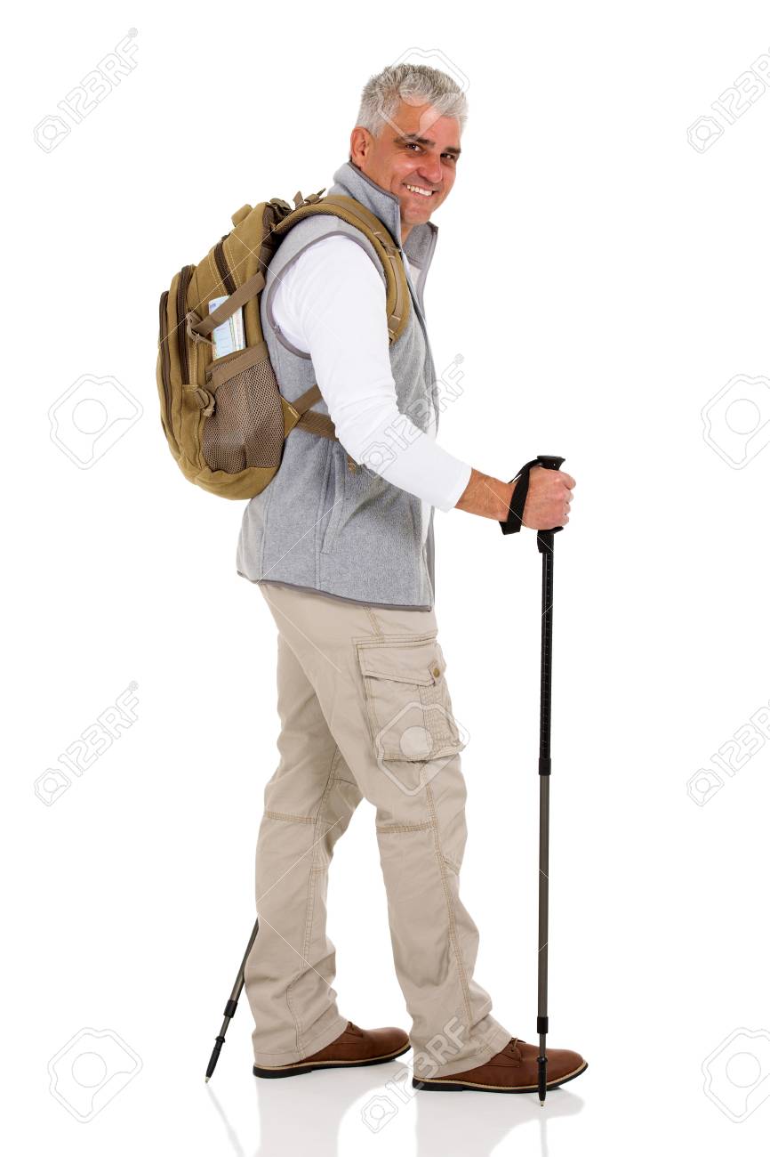 walking with trekking poles