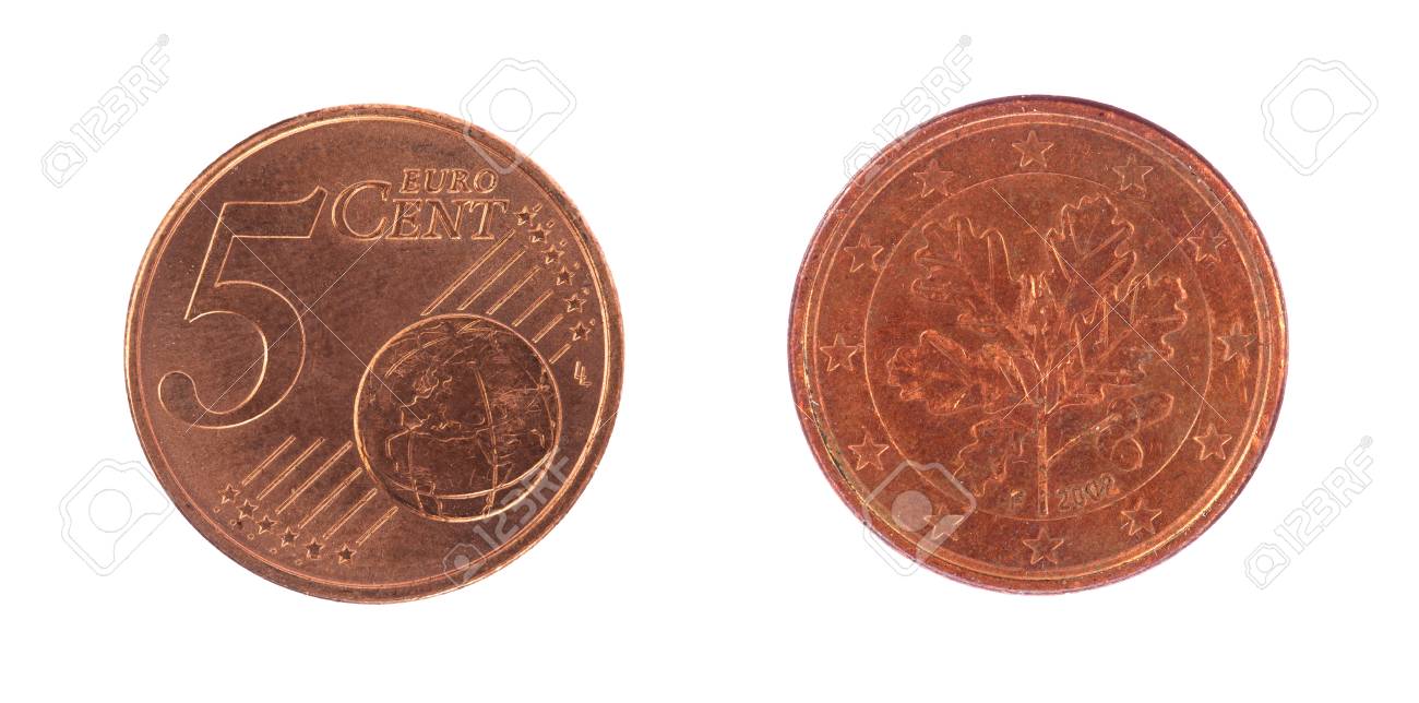 5 ユーロ セント硬貨には 白で隔離 の写真素材 画像素材 Image 5 ユーロ セント硬貨には 白で隔離 の写真素材 画像素材 Image