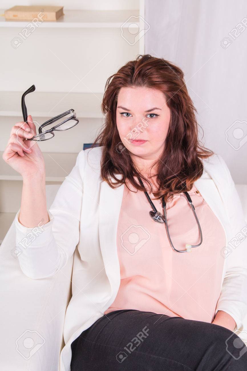 Young Sexi Doctor Is Waiting For A Patient In The Office Stock Photo,  Picture and Royalty Free Image. Image 35743611.