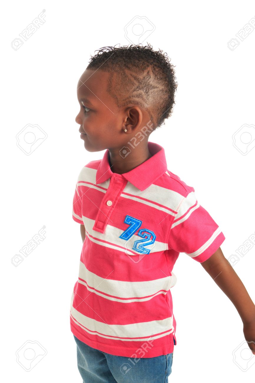 Afro Americain Bel Enfant Noir Qui Sourit Isoles Metisses Cheveux Boucles Dents Banque D Images Et Photos Libres De Droits Image