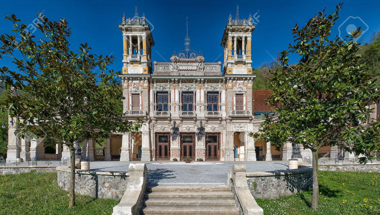 Municipal Casin of San Pellegrino Terme Bergamo Italy - 50731476 Municipal Casin of San Pellegrino Terme Bergamo Italy - 50731476