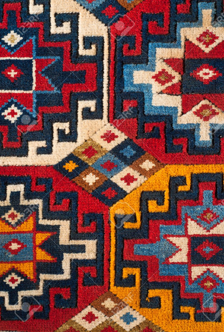 A Beautiful And Colored Turkish Kilim Stock Photo Picture And Royalty Free Image Image