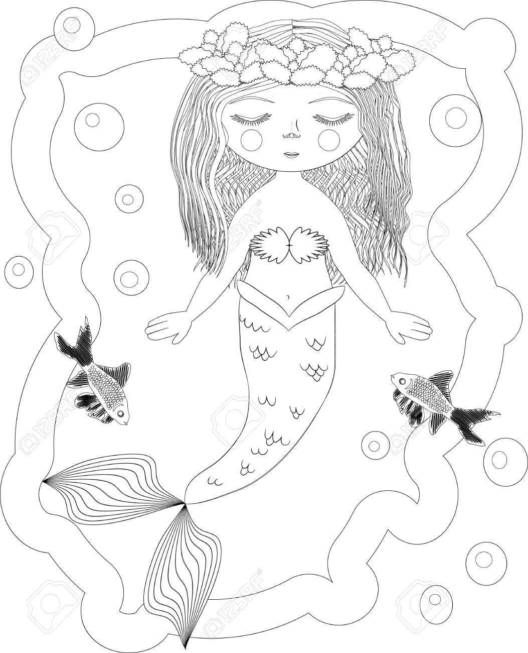 1010+ Coloring Book Little Mermaid Free