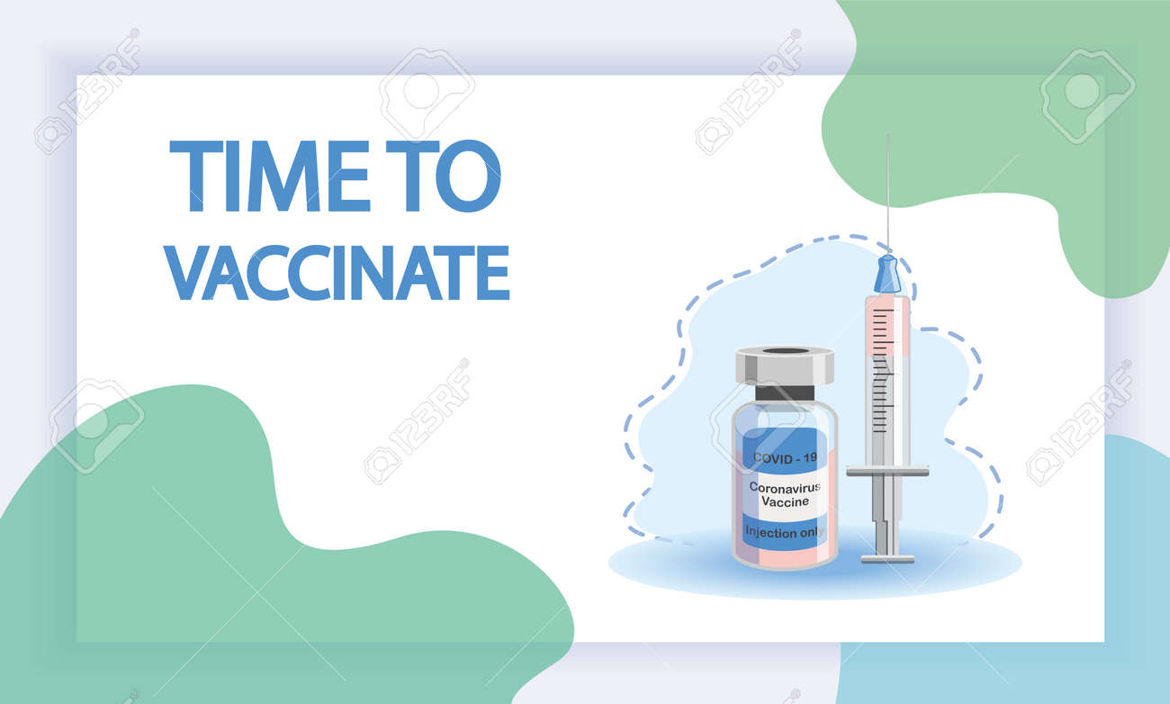 Vaccination concept. Immunization campaign. Vaccination against the vaccine. Health care and security. Syringe and vaccine vial. Medical treatment. Flat illustrations. - 170549557 Vaccination concept. Immunization campaign. Vaccination against the vaccine. Health care and security. Syringe and vaccine vial. Medical treatment. Flat illustrations. - 170549557