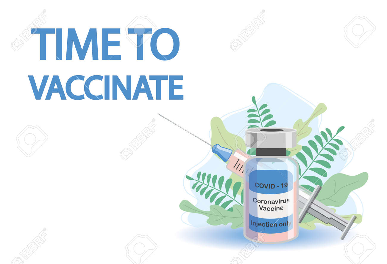 Vaccination concept. Immunization campaign. Vaccination against the vaccine. Health care and security. Syringe and vaccine vial. Medical treatment. Flat illustrations. - 170549559 Vaccination concept. Immunization campaign. Vaccination against the vaccine. Health care and security. Syringe and vaccine vial. Medical treatment. Flat illustrations. - 170549559
