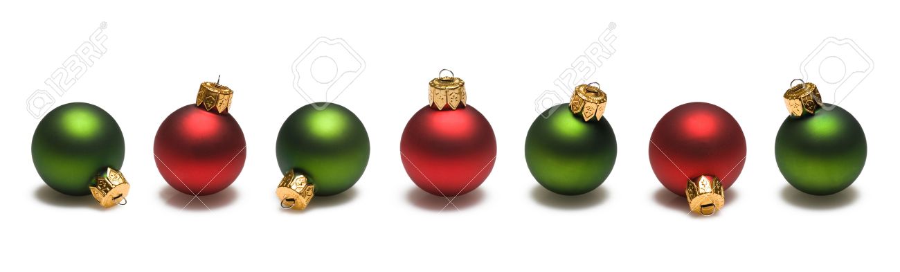 christmas ornaments border