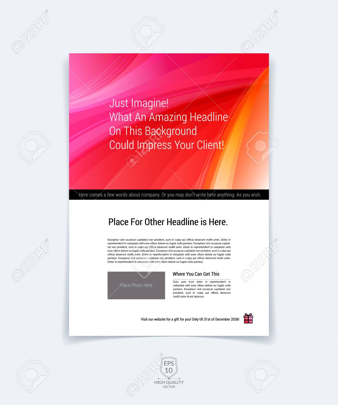 business brochure flyer and cover design layout template with how to write a flyer for business