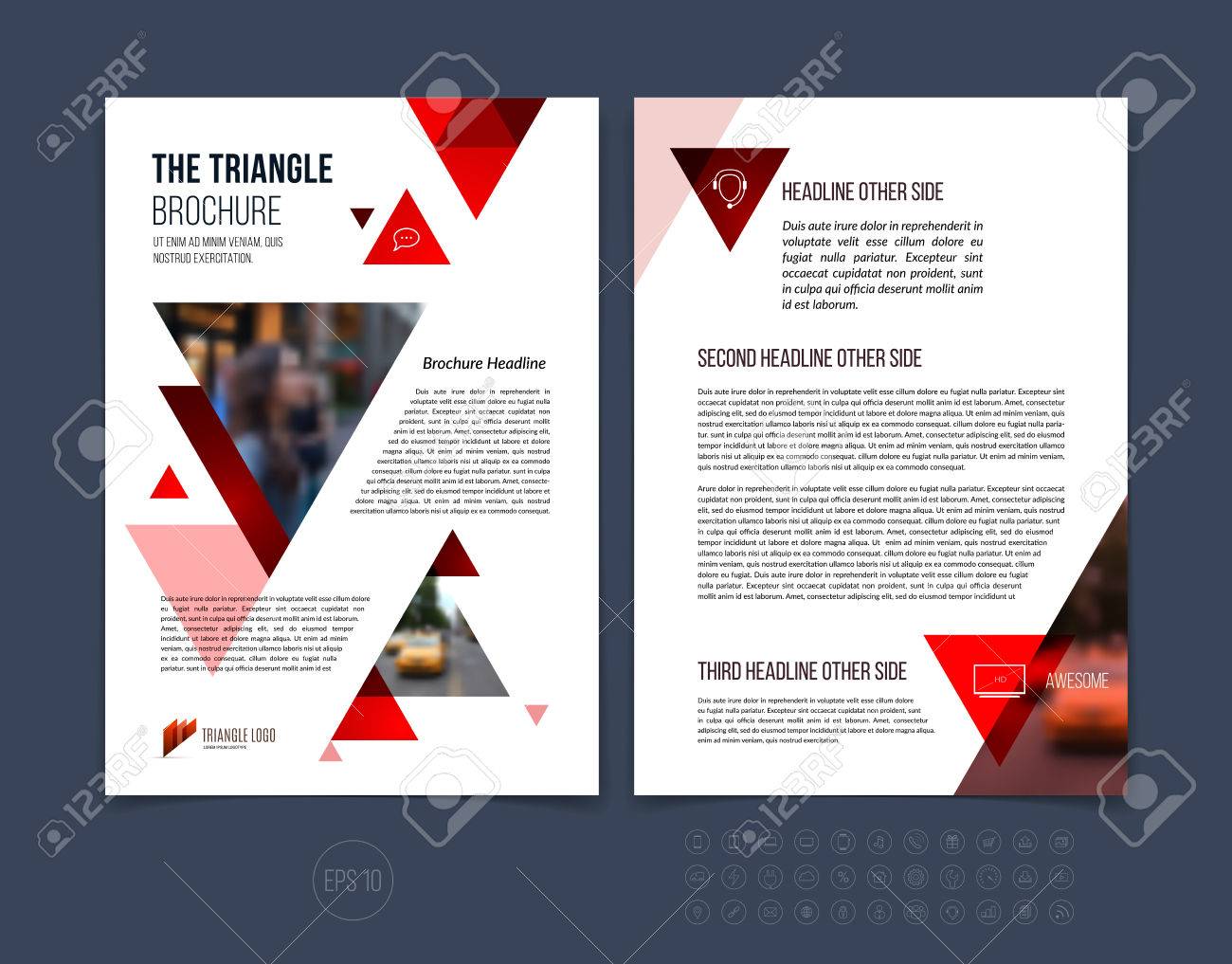 brochure template layout cover design annual report magazine