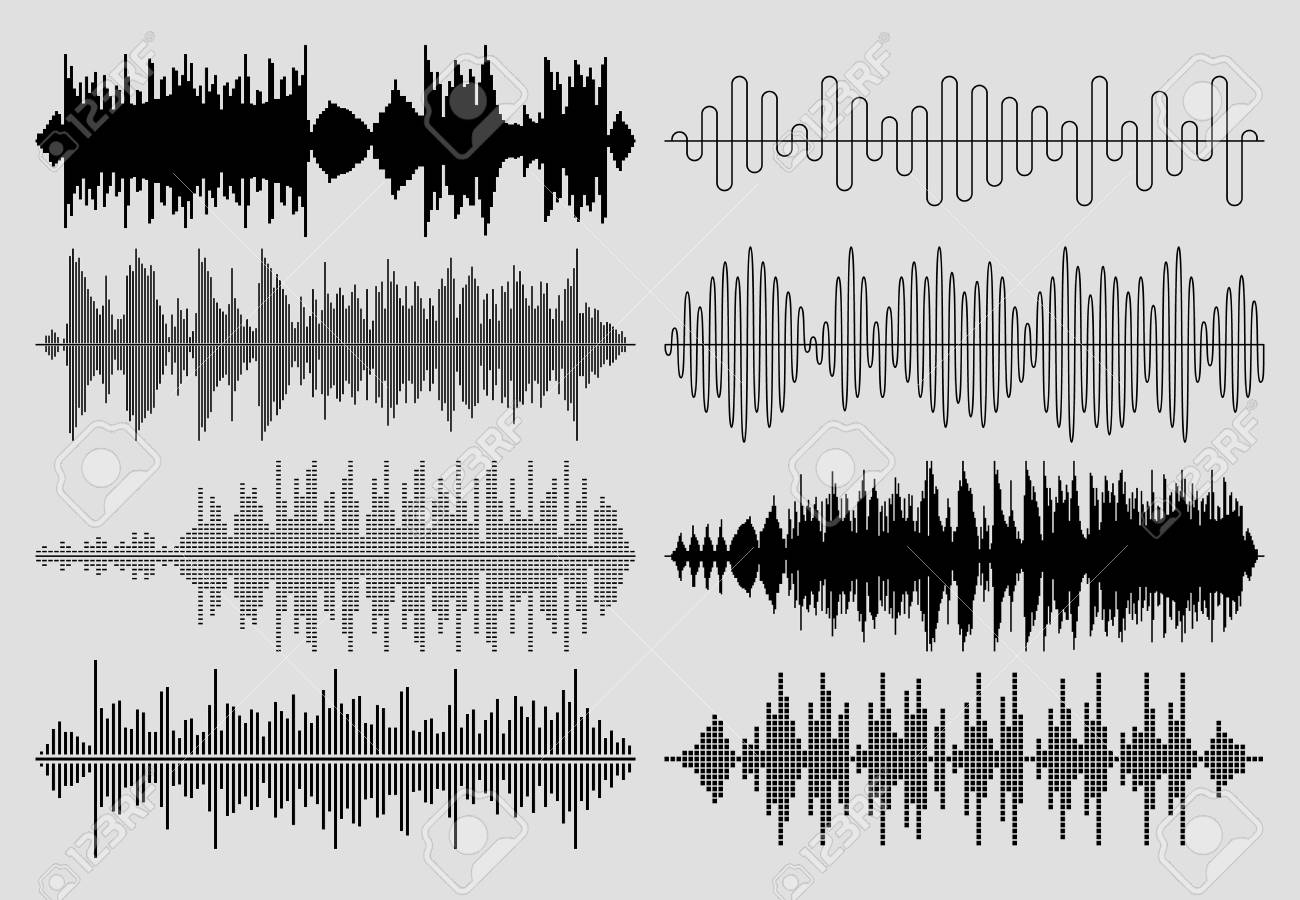 サウンド音楽波ベクトルを設定します オーディオ テクノロジー音楽パルスまたはサウンド グラフ イコライザーは 音の波を再生します のイラスト素材 ベクタ Image サウンド音楽波ベクトルを設定します オーディオ テクノロジー音楽パルスまたはサウンド グラフ イコライザーは 音の波を再生します のイラスト素材 ベクタ Image
