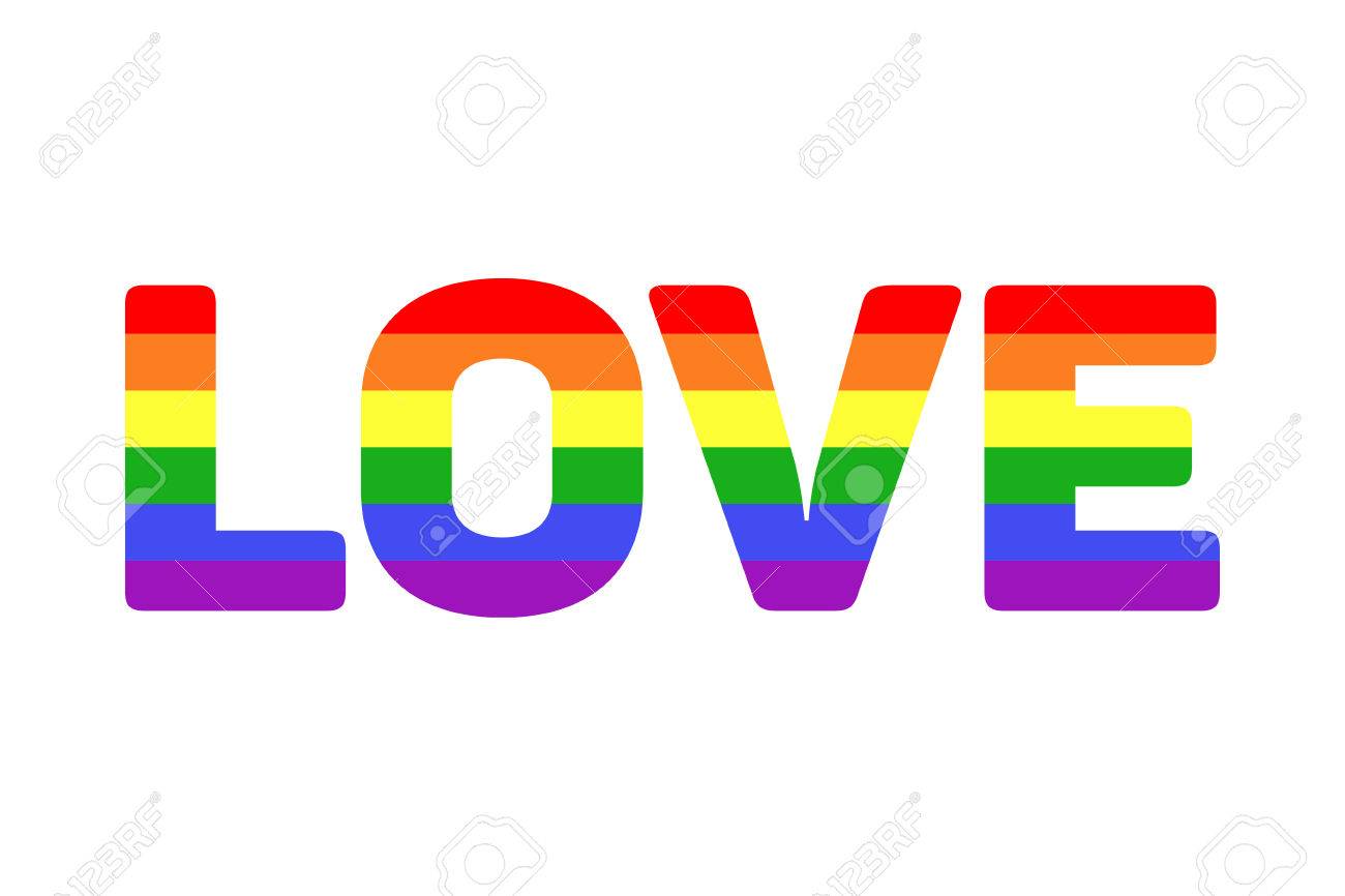 Vector Vector Lgbt Rainbow Love Word Colorful Text Love Il Ration Vector Vector Lgbt Rainbow Love Word Colorful Text Love Il Ration