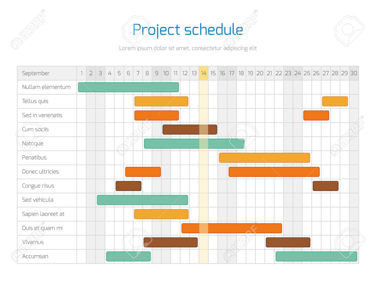 Schedule Chart