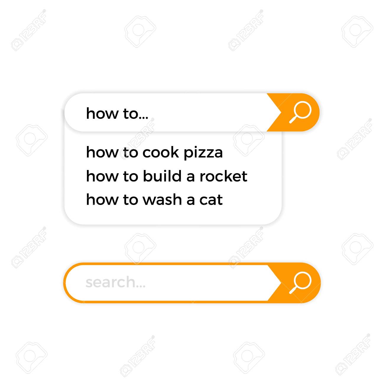 internet search bar vector icons modern web design search internet how to search the internet
