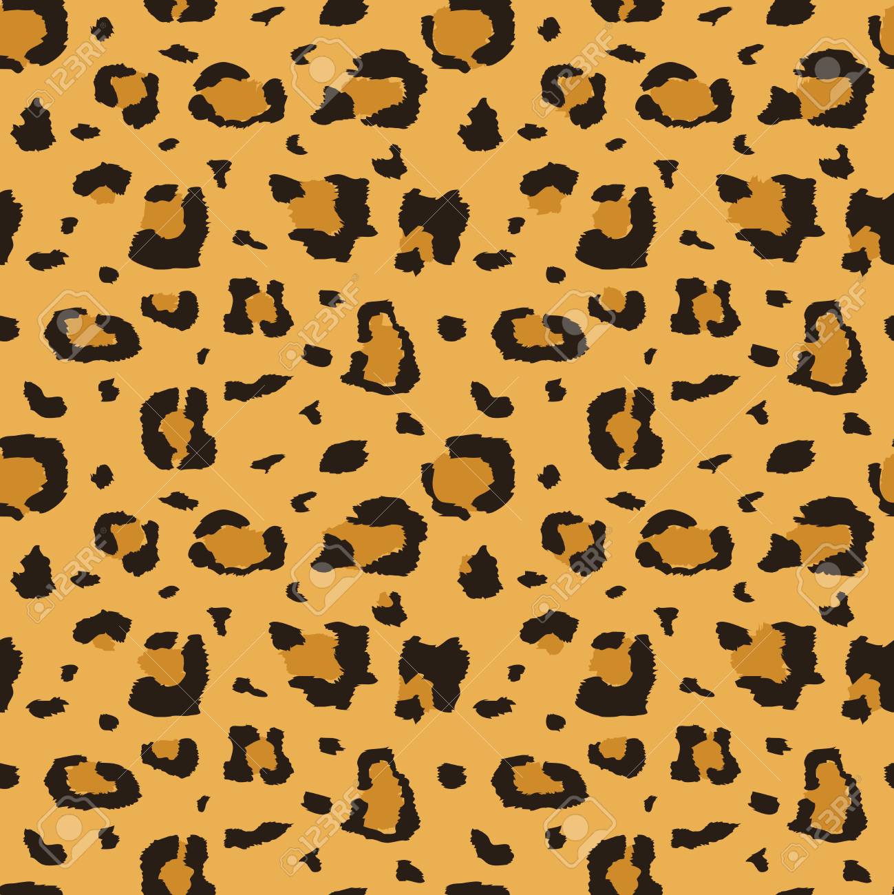 african cheetah leopard fur seamless texture fabric print