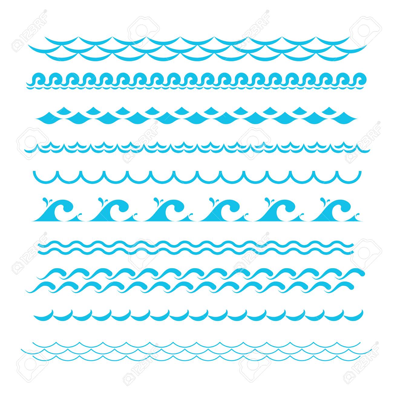 ocean wave graphic