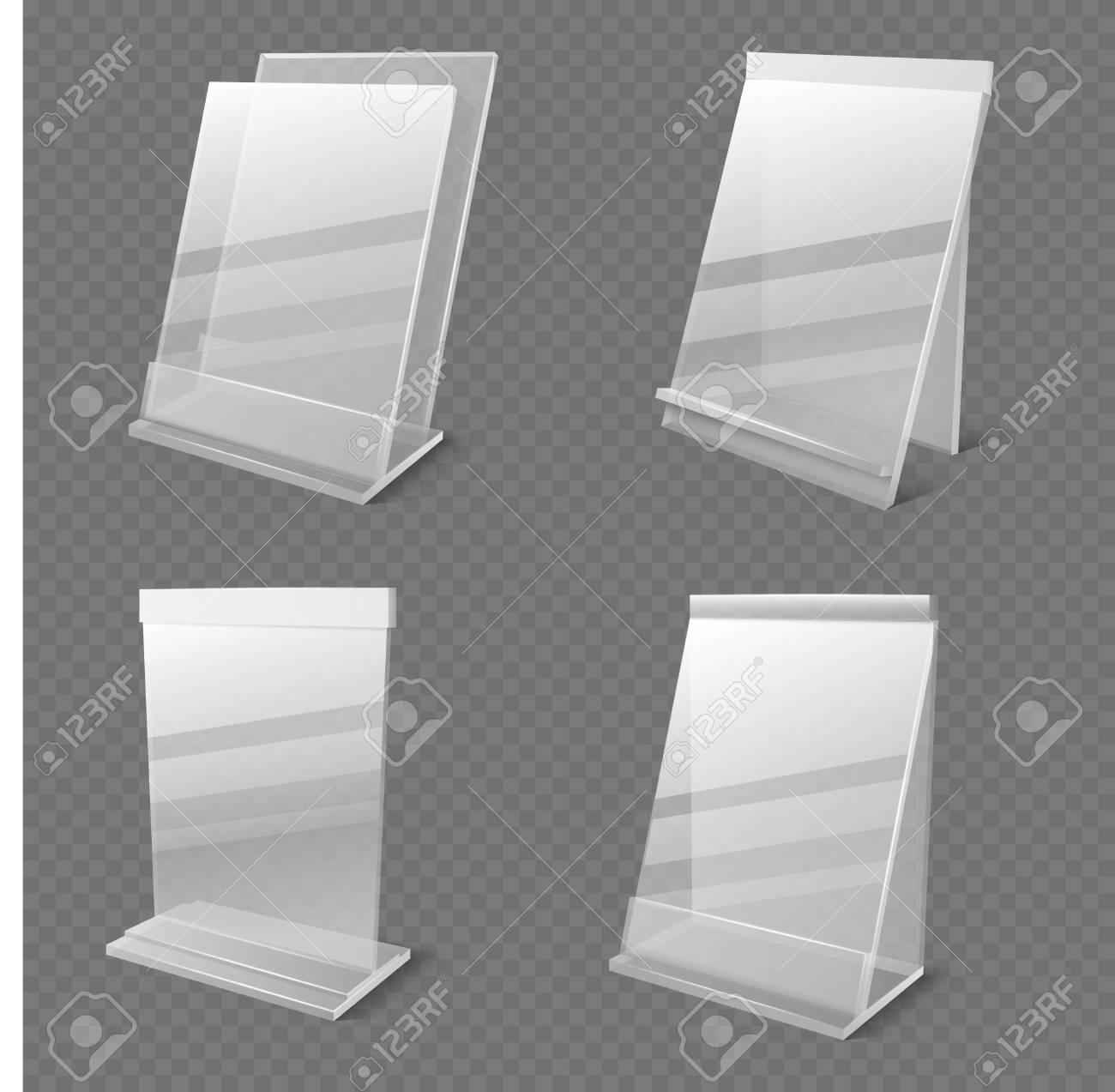 realistic business information transparent