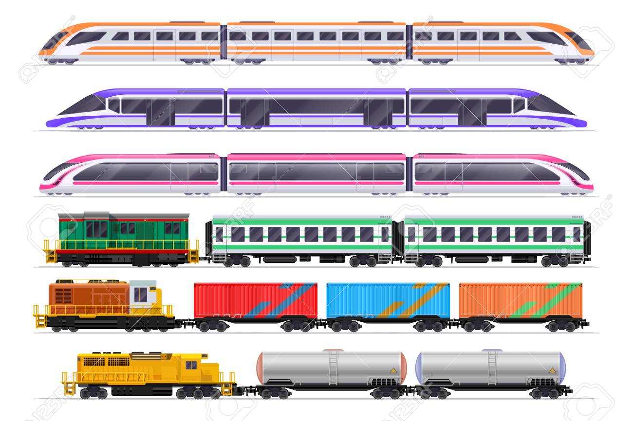 white train set