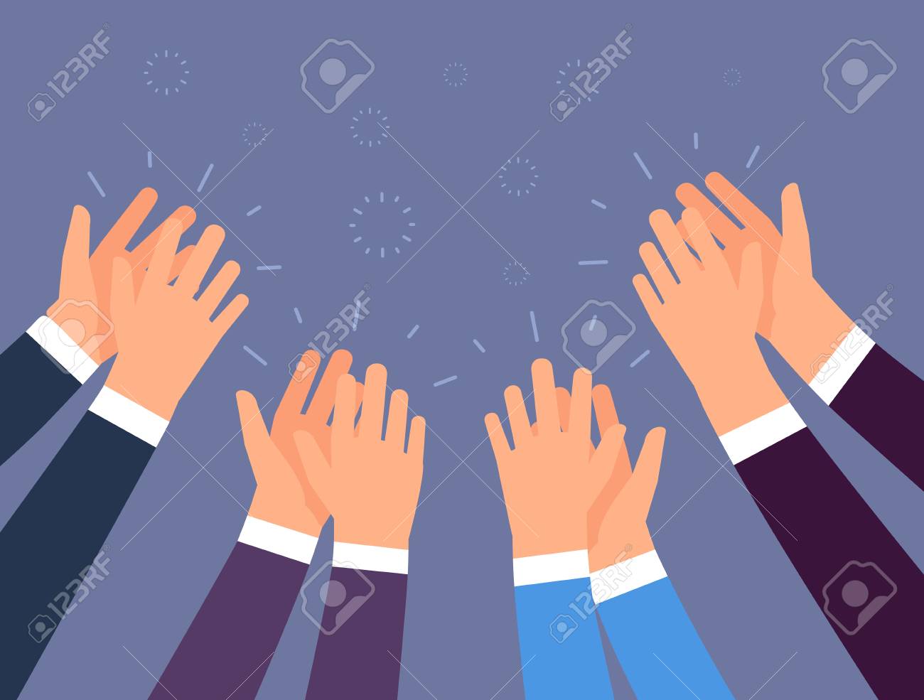 Applause. People hands clapping. Cheering hands, ovation and business success vector concept. Illustration of applause hand, clapping ovation - 111423290 Applause. People hands clapping. Cheering hands, ovation and business success vector concept. Illustration of applause hand, clapping ovation - 111423290