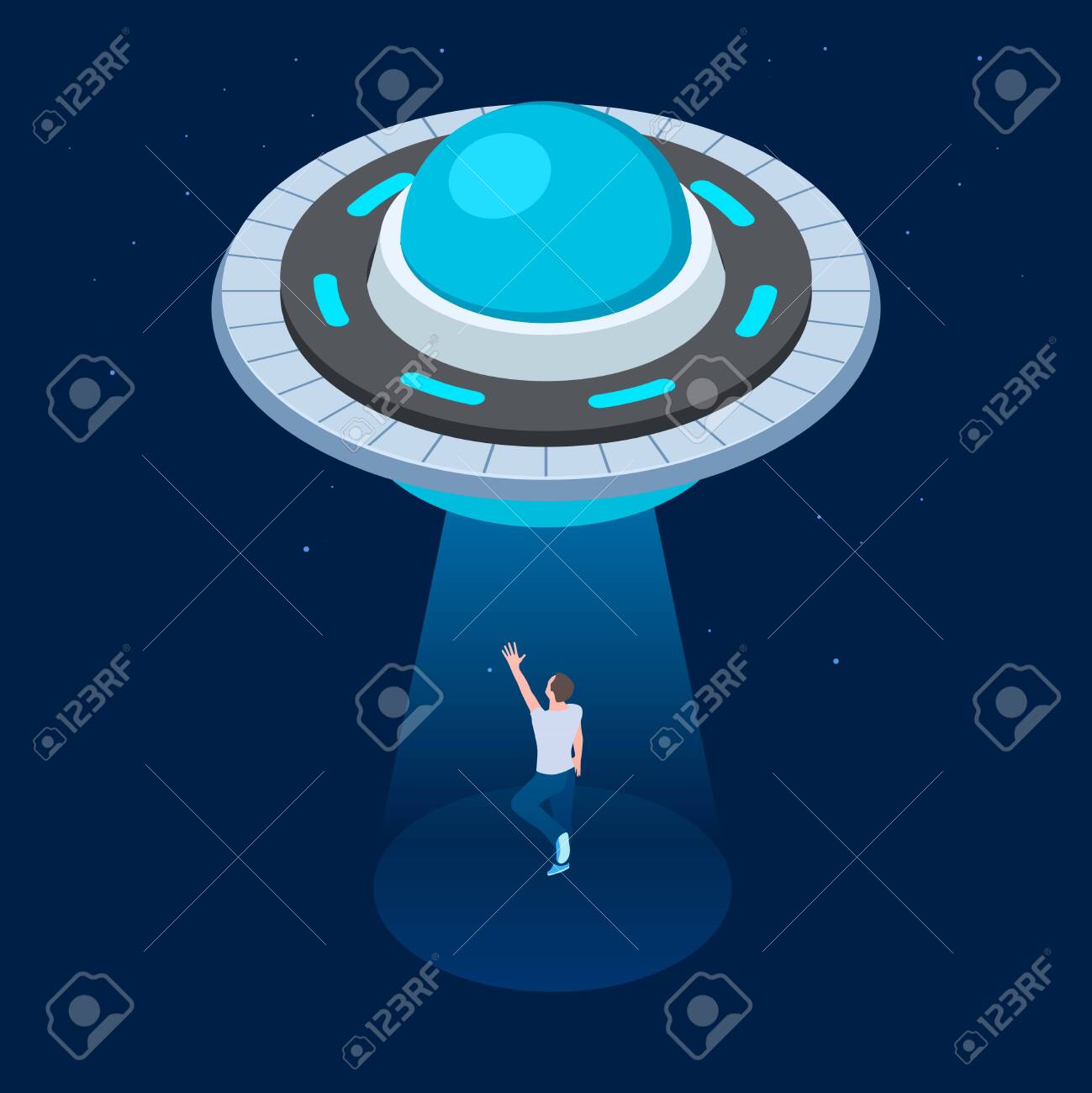 Vector Aliens Abduct Man. UFO Flying Spaceship Isometric Design. UFO  Kidnaps Man Vector Illustration. Kidnapping Alien, Space Imagine Sci-fi,  Flying Ufo Royalty Free SVG, Cliparts, Vectors, and Stock Illustration.  Image 128173609., image size:1299x1300