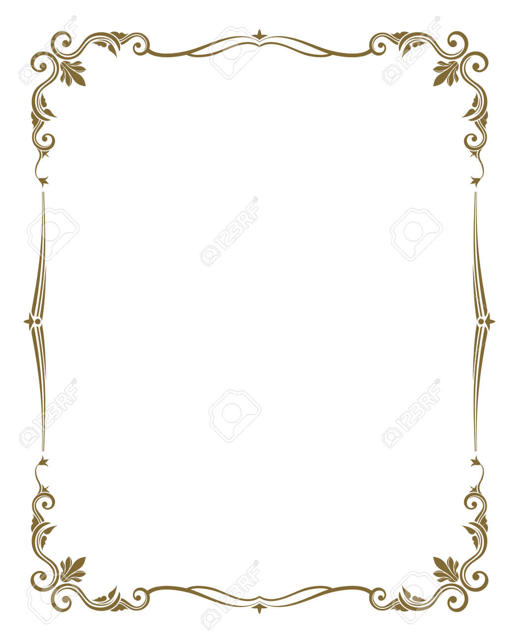 golden-filigree-frame-vintage-blank-card-template-isolated-on-white-background-royalty-free-svg-cliparts-vectors-and-stock-illustration-image-180285456 for Free Printable Blank Cards With Borders Golden Filigree Frame. Vintage Blank Card Template Isolated On White Background Royalty Free SVG, Cliparts, Vectors, and Stock Illustration. Image 180285456. for Free Printable Blank Cards With Borders
