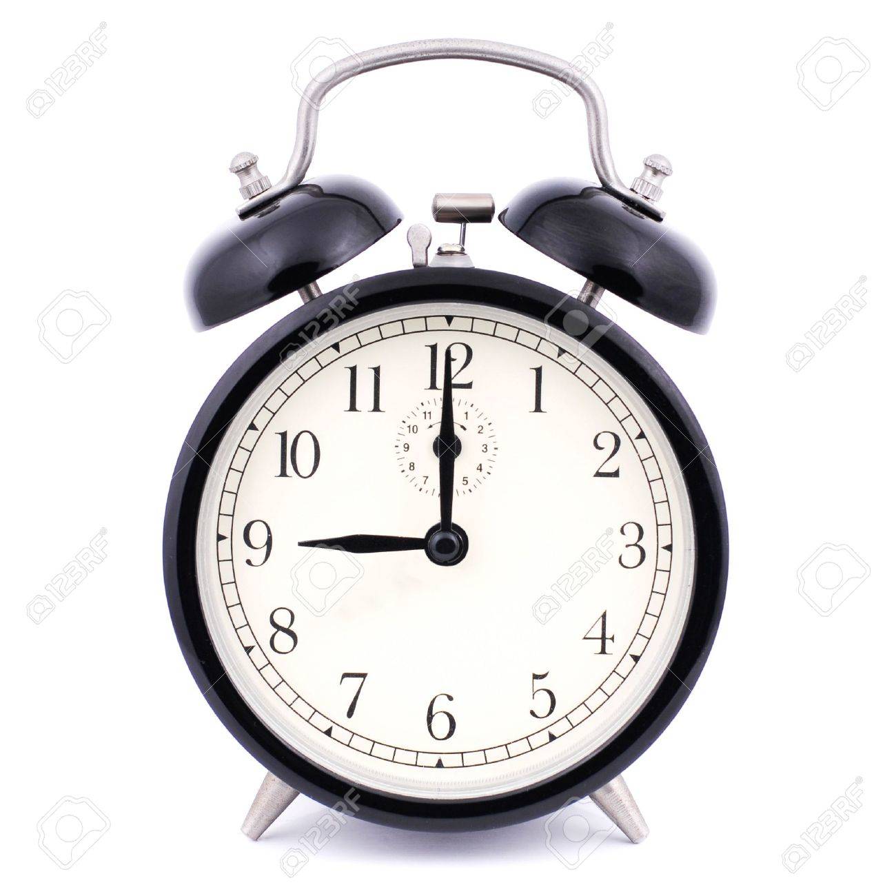 9 00 高詳細伝統的な目覚まし時計 の写真素材 画像素材 Image 4884168