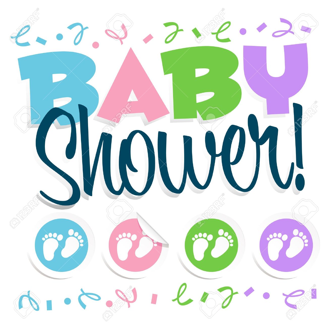 baby shower invitation greeting