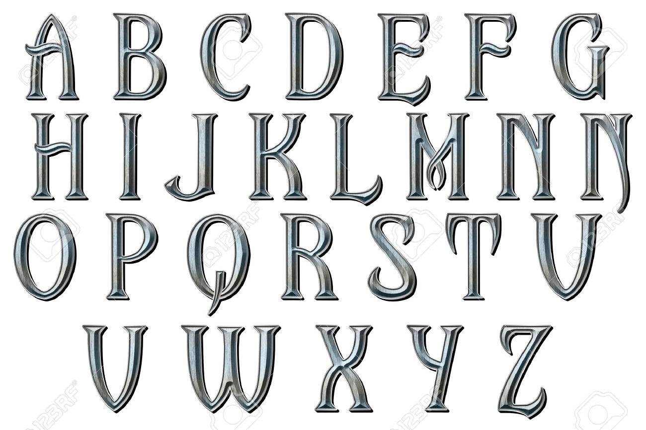 Once upon a Dream Alphabet Collection Stock Photo - 40042177
