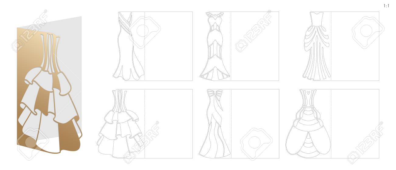 Die Cut Wedding Invitations 65hx45