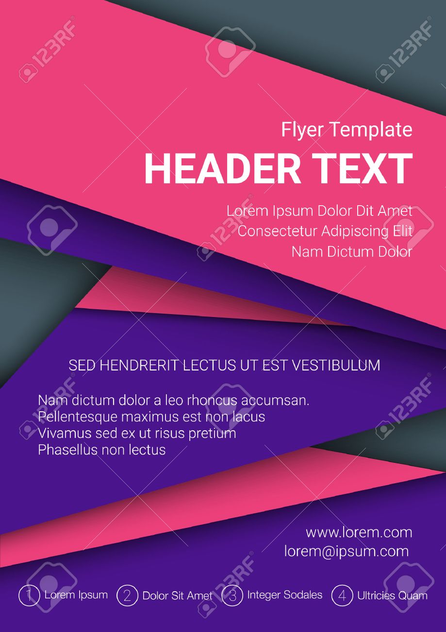pink flyer background