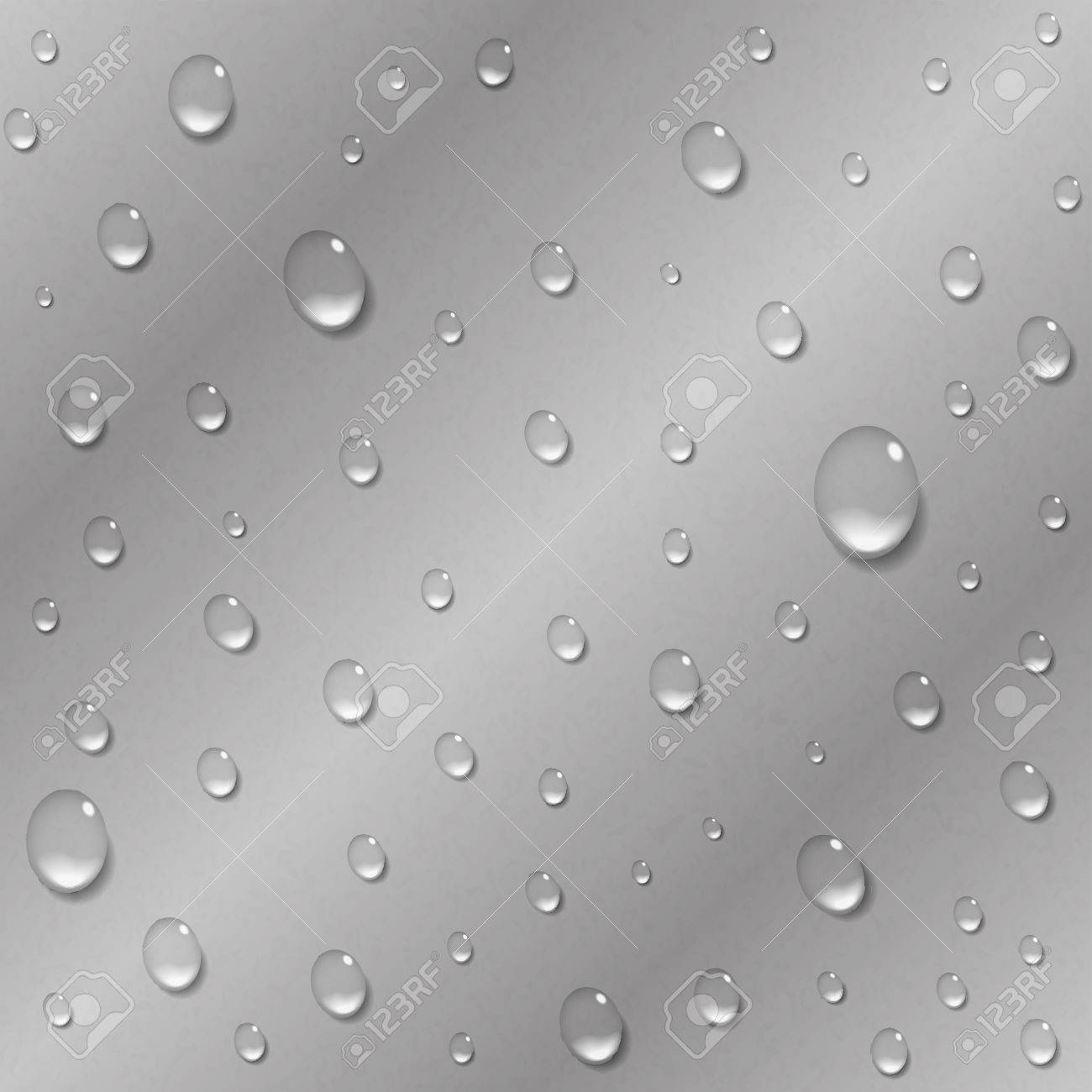 水は金属の背景にしました 雨結露明るいスチール 鉄 アルミ表面テンプレート 液滴 きれいなしずくを雨の日 抽象的なテクノ ベクトル イラスト のイラスト素材 ベクタ Image