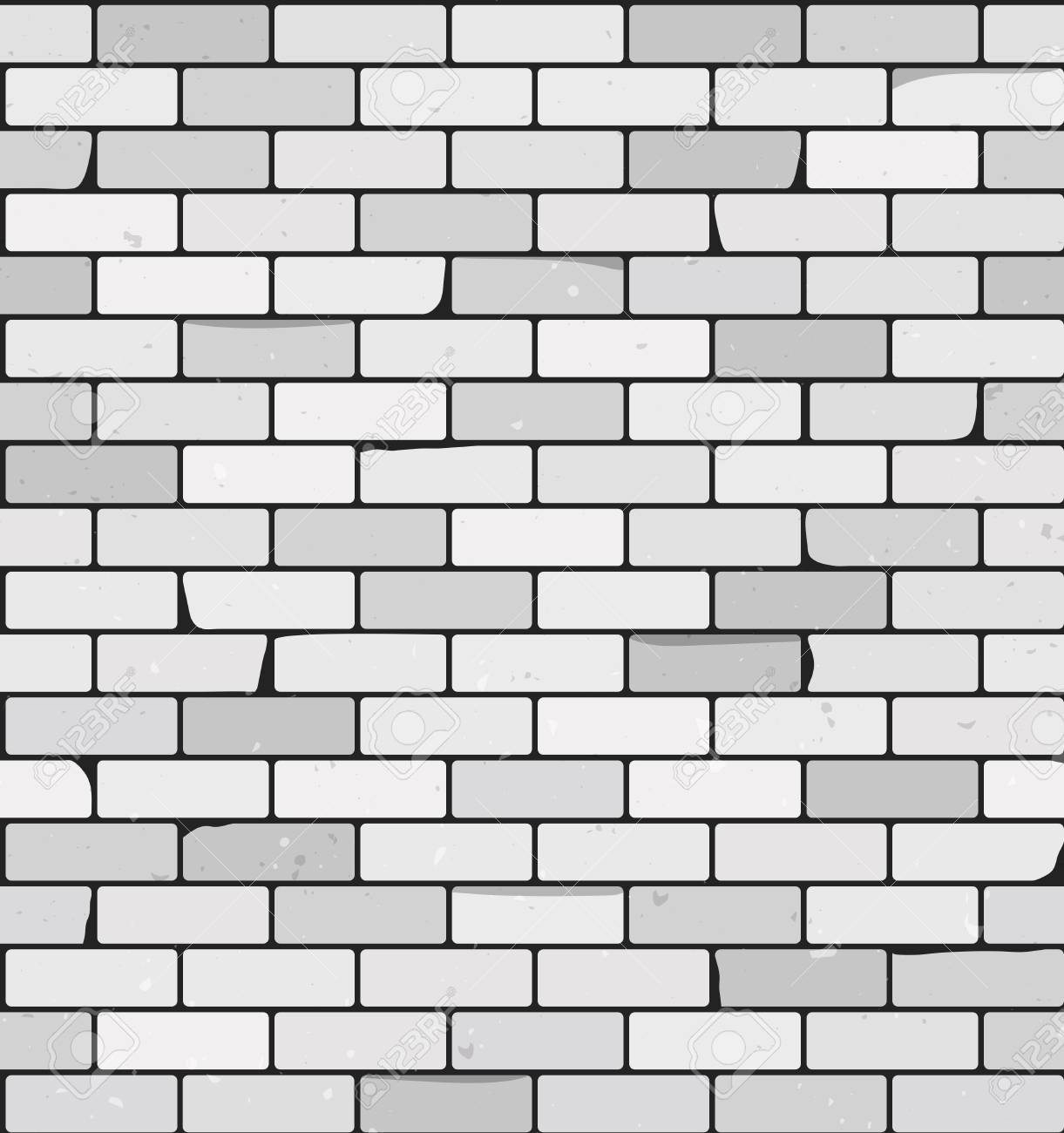 White Brick Wall Vector Background. Seamless Pattern. Textured Rough  Surface. Building Construction Theme. Grunge Brickwork Illustration. Old  Structure Template. Royalty Free SVG, Cliparts, Vectors, And Stock  Illustration. Image 69148877.