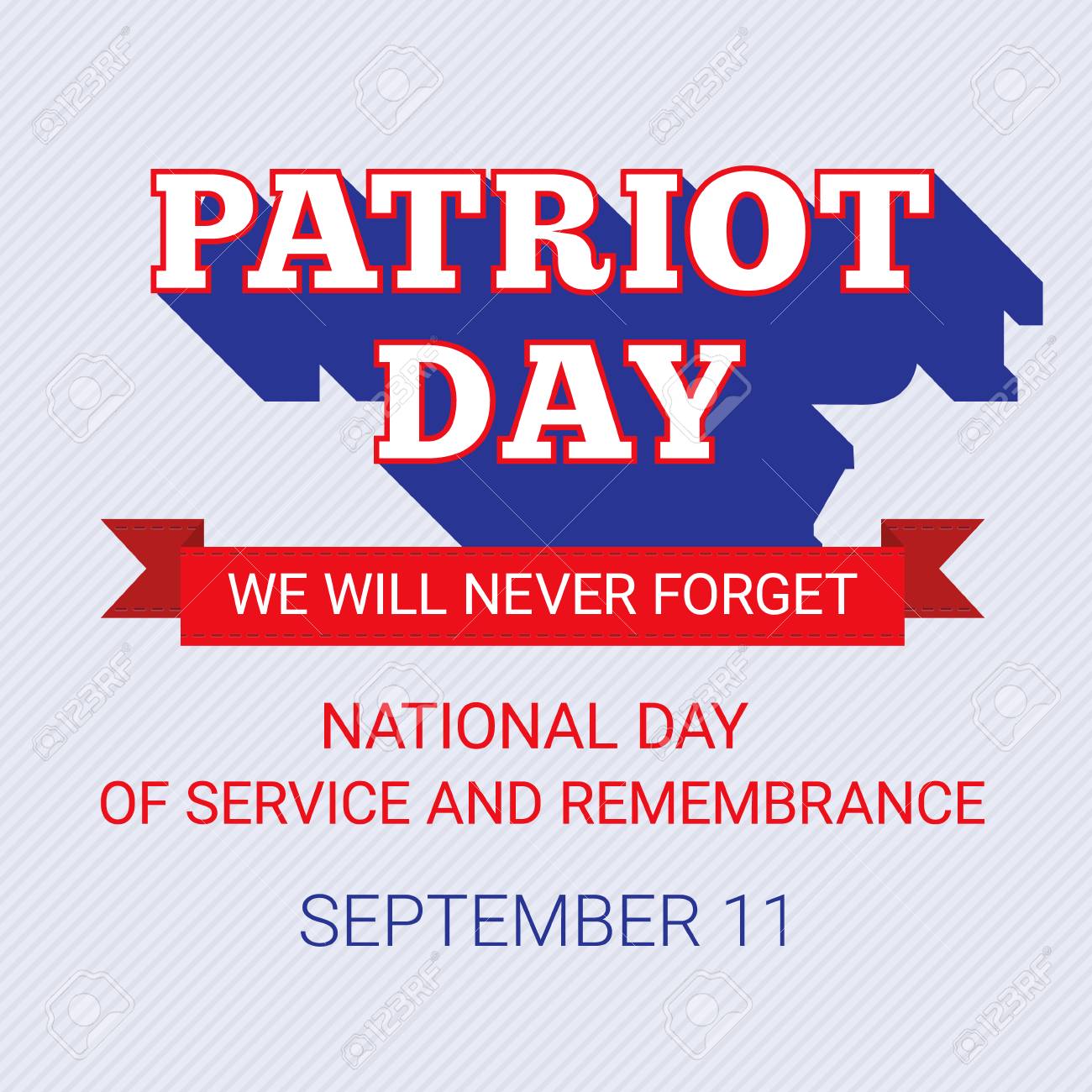 patriot day background for september 11 usa patriotic template