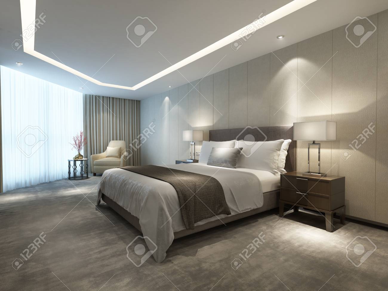 Chambre D\'hôtel De Luxe Moderne Contemporain Banque D\'Images Et ... Chambre D\'hôtel De Luxe Moderne Contemporain Banque D\'Images Et ...