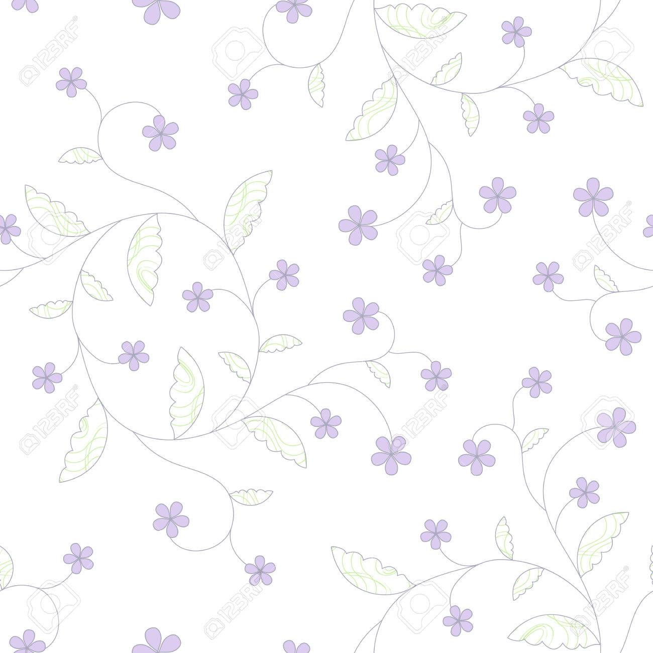 Seamless Floral Pattern For The Background Or Textile Royalty Free Cliparts Vectors And Stock Illustration Image
