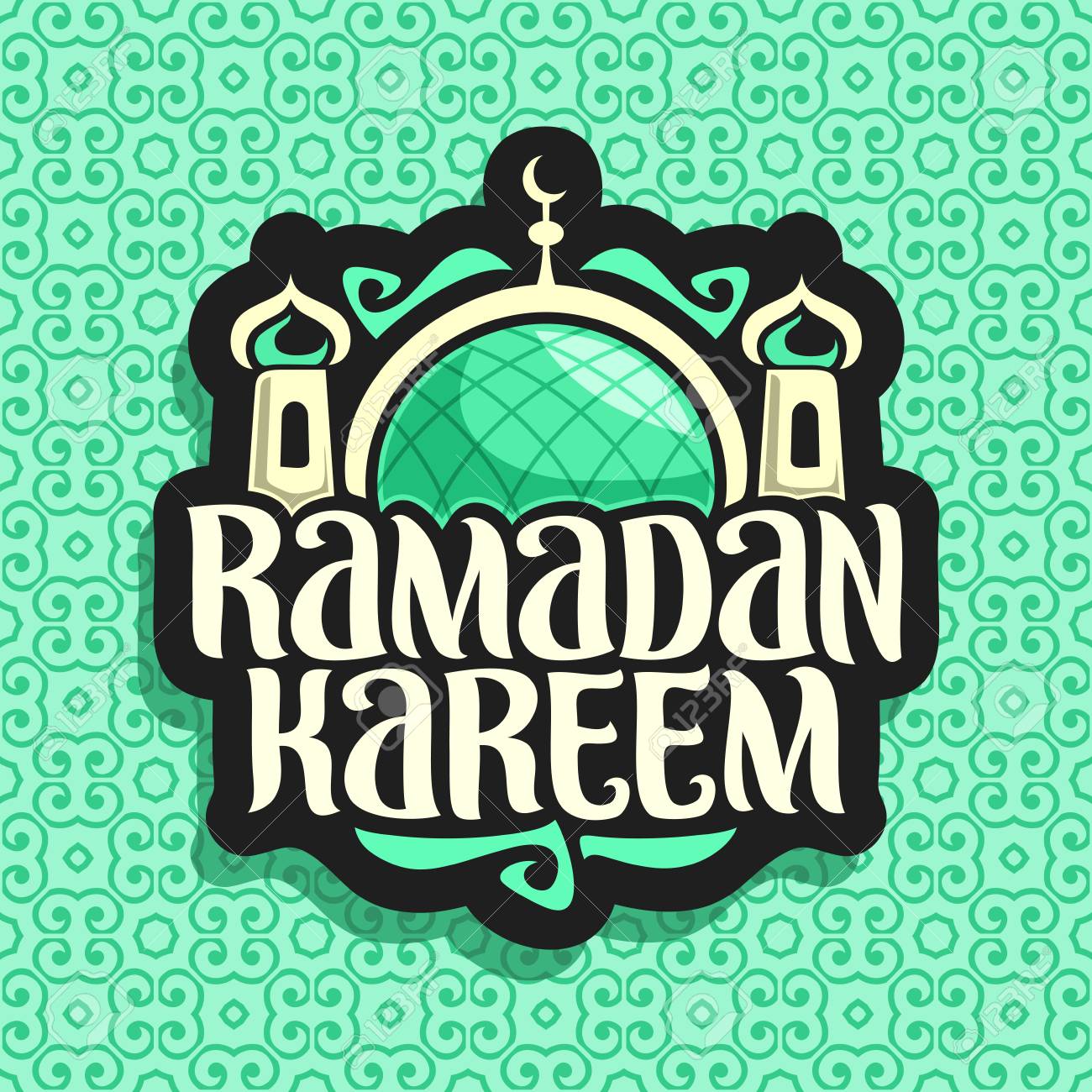 Vector Logo For Muslim Calligraphy Ramadan Kareem Black Sign Royalty Free Cliparts Vectors And Stock Illustration Image 97071676 The mystic environment is created where we thank god for all the blessings he never not stops showering upon us. vector logo for muslim calligraphy ramadan kareem black sign