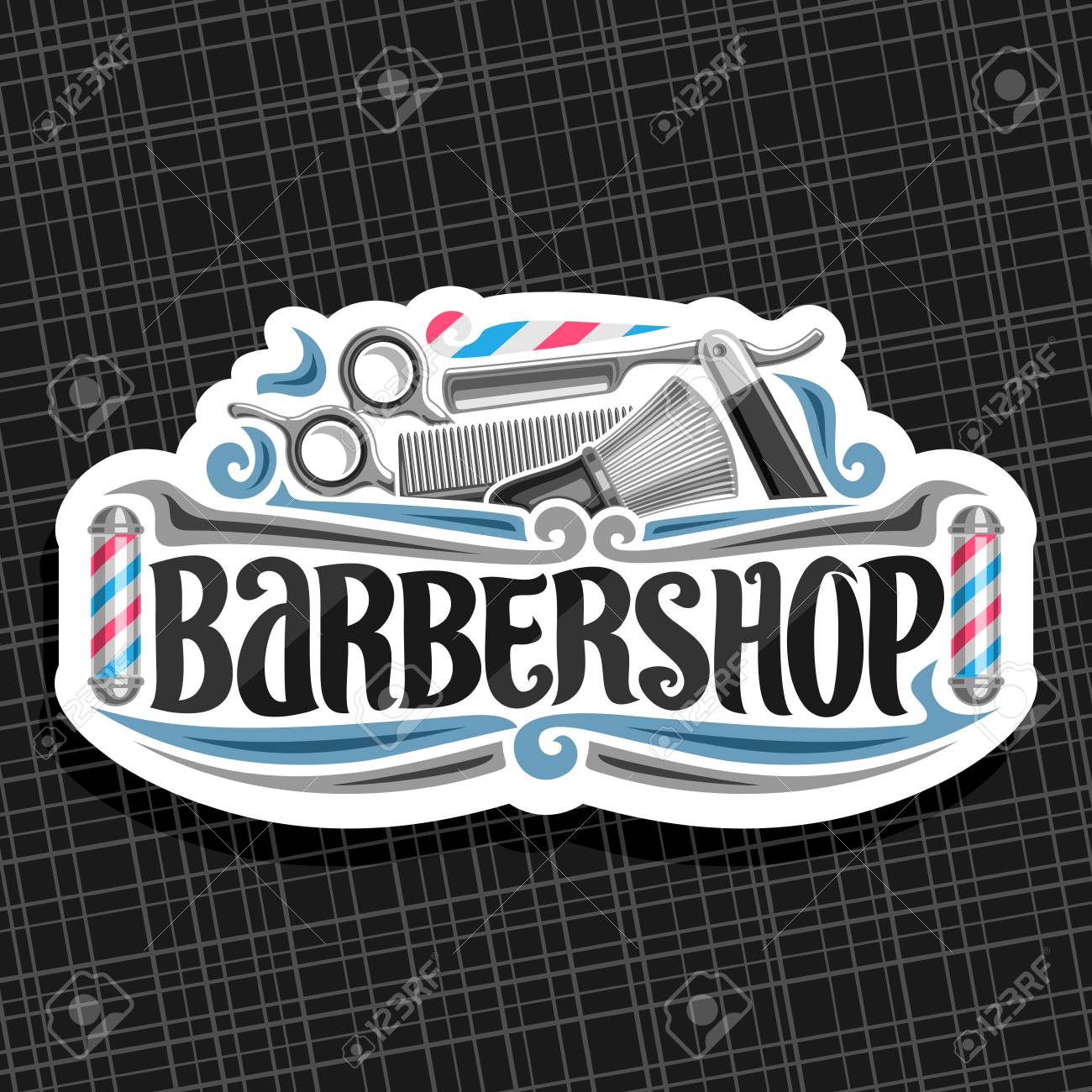 barber pole cake www