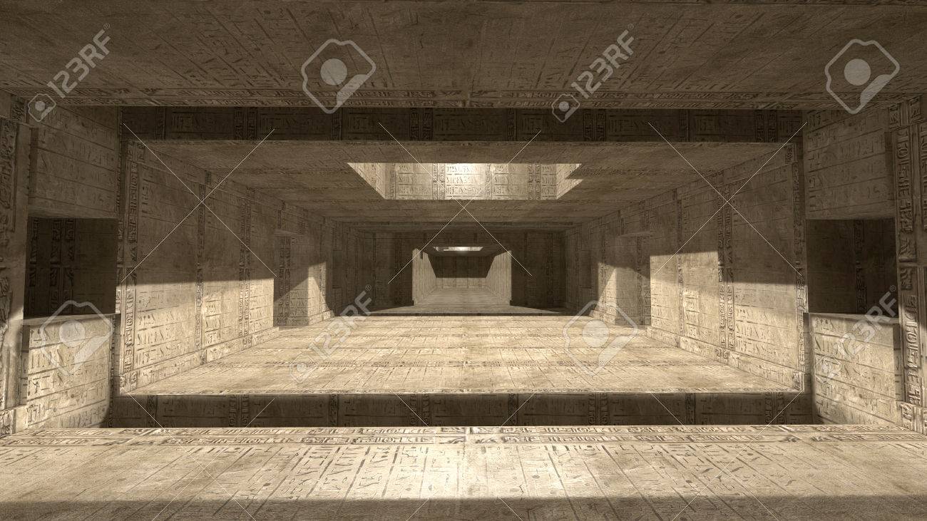 未来的なピラミッド内部 の写真素材 画像素材 Image
